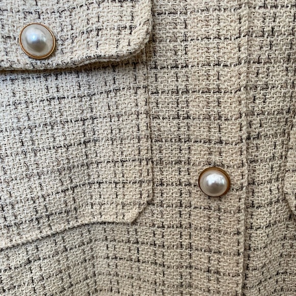 CDM | Boutique tweed button down with pearl buttons | L - Picture 5 of 6